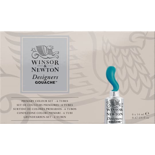 Michaels, Winsor & Newton® Designers Gouache™ Primary Color Set – Category: Gouache